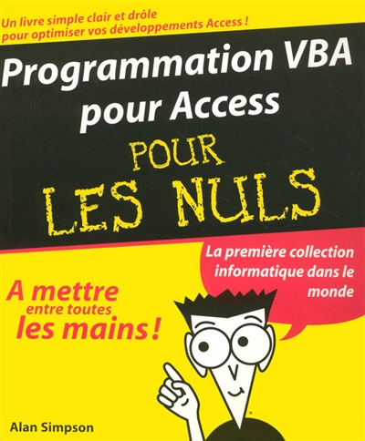 Programmation VBA pour Access pour les nuls