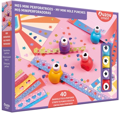 Mes mini perforatrices : 40 bandelettes à perforer