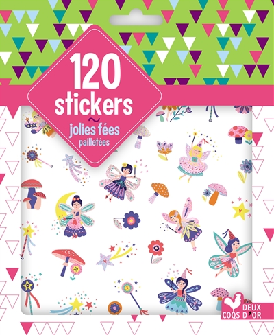 120 stickers : jolies fées pailletées