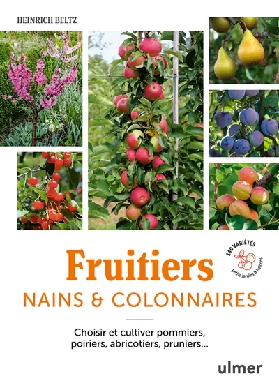 Fruitiers nains et colonnaires : choisir et cultiver pommiers, poiriers, abricotiers, pruniers... : 140 variétés petits jardins & balcons
