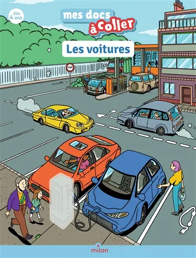 Les voitures : j'apprends avec mes autocollants !