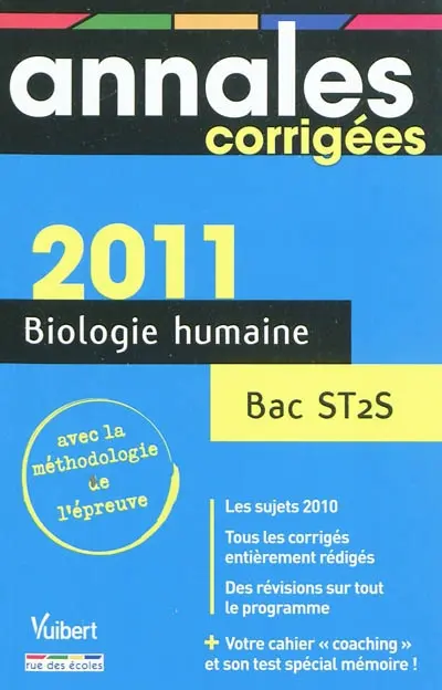 Biologie humaine bac ST2S