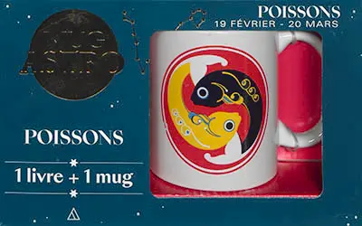 Poissons (19 février-20 mars) : 1 livre + 1 mug