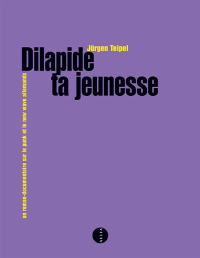 Dilapide ta jeunesse : un roman-documentaire sur le punk et la new wave allemands