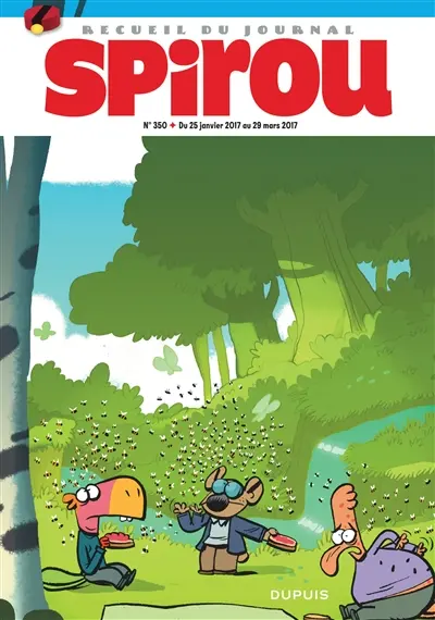 Recueil du journal de Spirou. Vol. 350. Du 25 janvier 2017 au 29 mars 2017