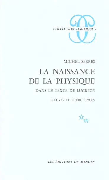 La naissance de la physique dans le texte de Lucrèce : fleuves et turbulences