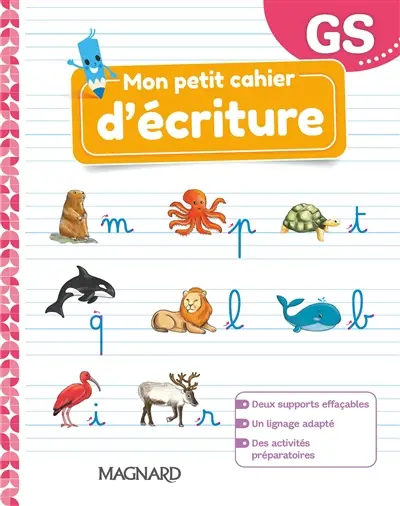 Mon petit cahier d'écriture, GS
