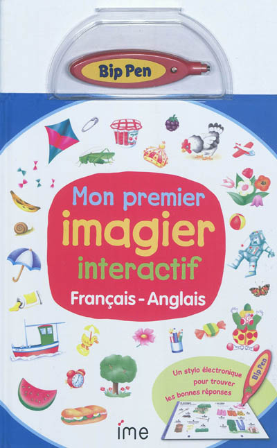 Mon premier imagier interactif : français-anglais