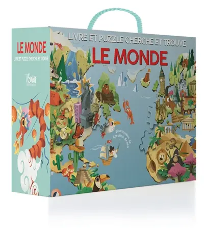 Le monde : livre et puzzle cherche et trouve