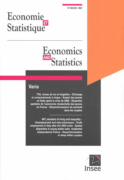Economie et statistique, n° 522-523. Varia
