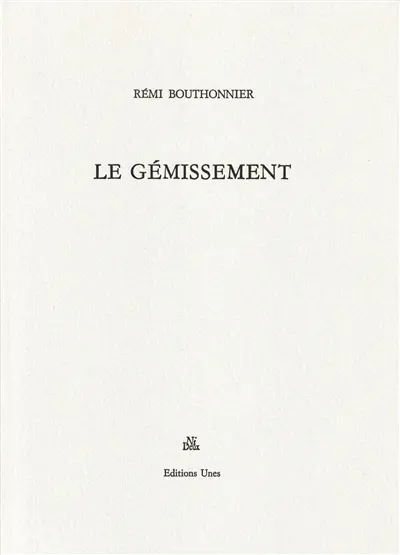 Le gémissement