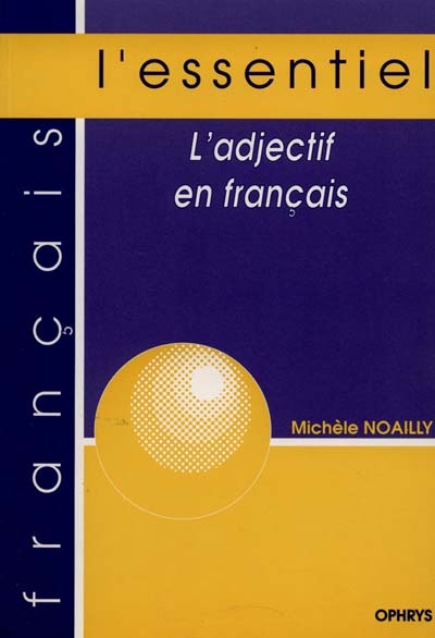 L'adjectif en français