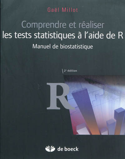Comprendre et réaliser les tests statistiques à l'aide de R : manuel de biostatistique