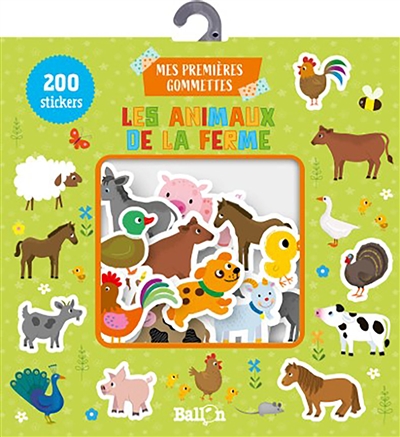 Les animaux de la ferme : 200 stickers