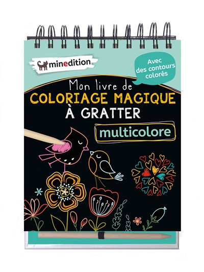 Multicolore : mon livre de coloriage magique à gratter