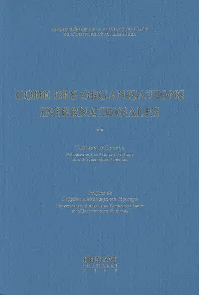 Code des organisations internationales