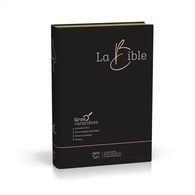 La Bible : Segond 21 : gros caractères, couverture souple noir