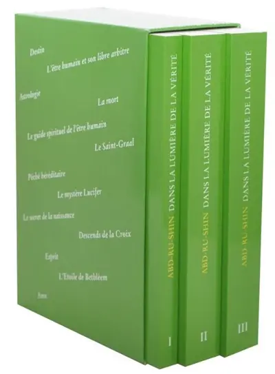 Dans la lumière de la vérité : coffret tome 1, 2 et 3