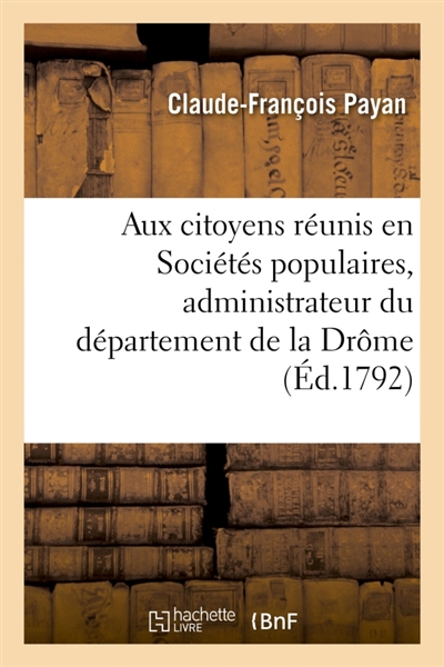 Aux citoyens réunis en...