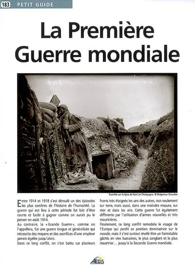 La Première Guerre mondiale