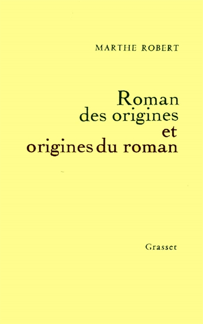 Roman des origines et origines du roman