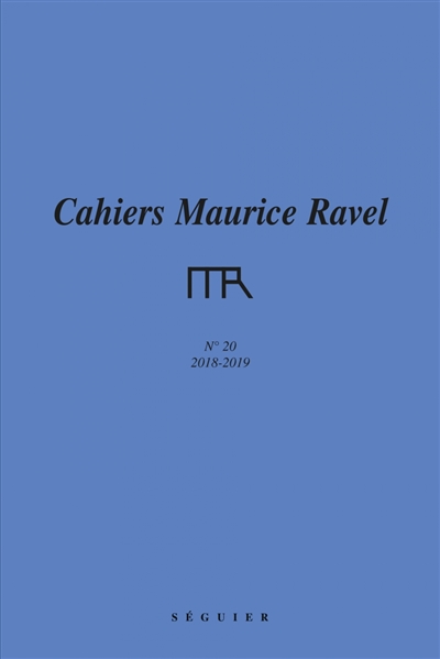 Cahiers Maurice Ravel, n° 20