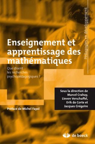 Enseignement et apprentissage des mathématiques : que disent les recherches psychopédagogiques ?