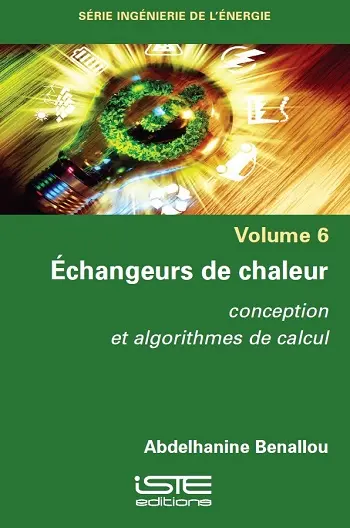 Echangeurs de chaleur : conception et algorithmes de calcul