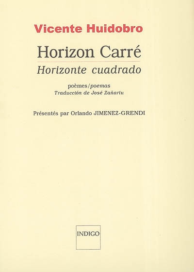 Horizon carré : poèmes. Horizonte cuadrado : poemas