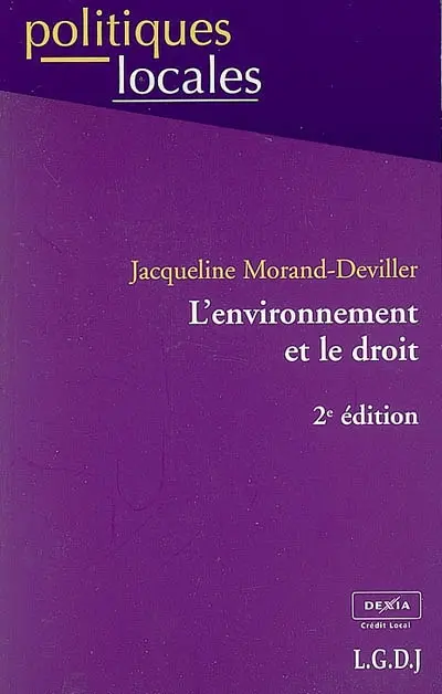 L'environnement et le droit