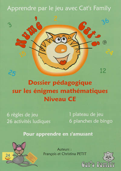 Numé cat's : dossier pédagogique sur les énigmes mathématiques : niveau CE