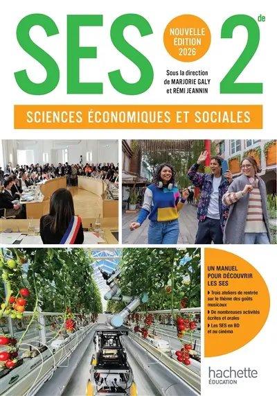 SES, sciences économiques et sociales, 2de SES, sciences économiques et sociales, 2de