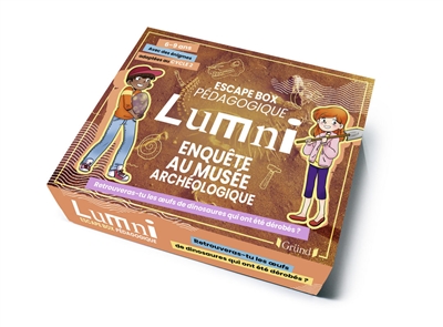 Enquête au musée archéologique : escape box pédagogique Lumni, 6-9 ans : avec des énigmes adaptées au cycle 2