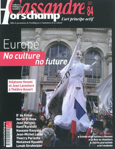Cassandre, n° 84. Europe no culture, no future