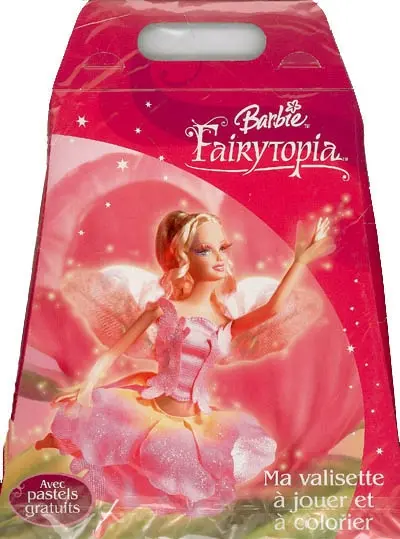 Barbie Fairytopia : ma valisette à jouer et à colorier