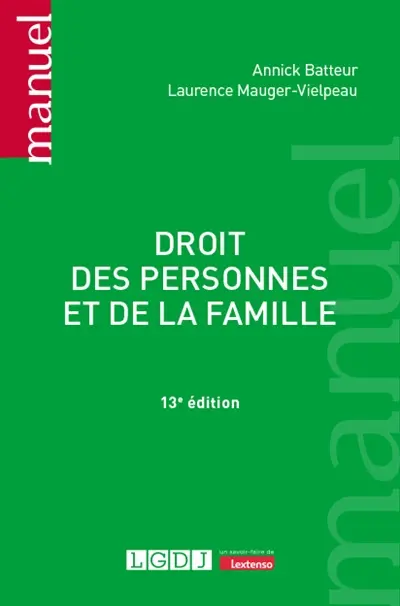 Droit des personnes et de la famille