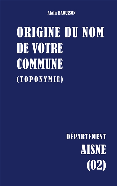 Origine du nom de votre...