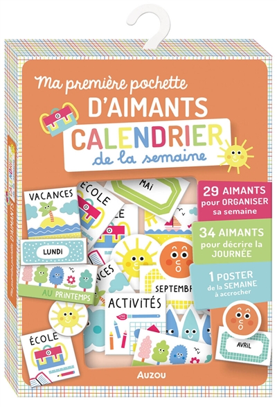 Calendrier de la semaine : ma première pochette d'aimants