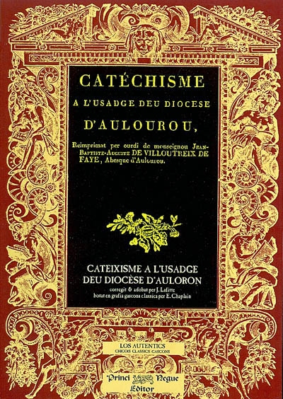 Catéchisme à l'usadge deu diocèse d'Aulourou
