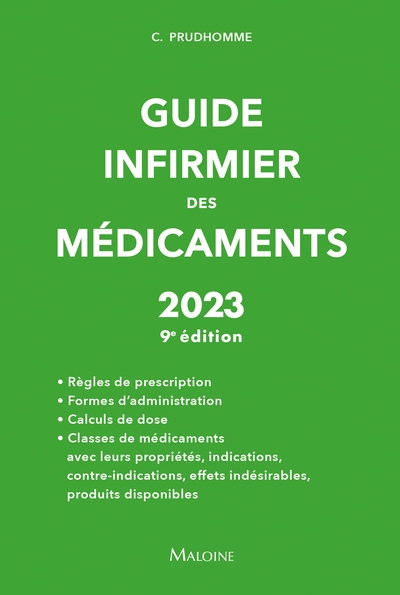 Guide infirmier des médicaments : 2023