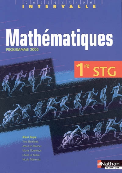 Mathématiques 1re STG : programme 2005