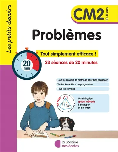 Problèmes CM2, 10-11 ans : 23 séances de 20 minutes