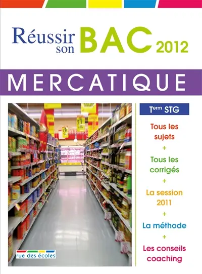 Mercatique, terminale STG : bac 2012