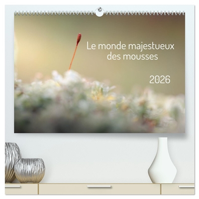 Le monde majestueux des mousses (Calendrier mural 2026 DIN A2 vertical) calendrier de bureau : A la découverte du monde fascinant des mousses