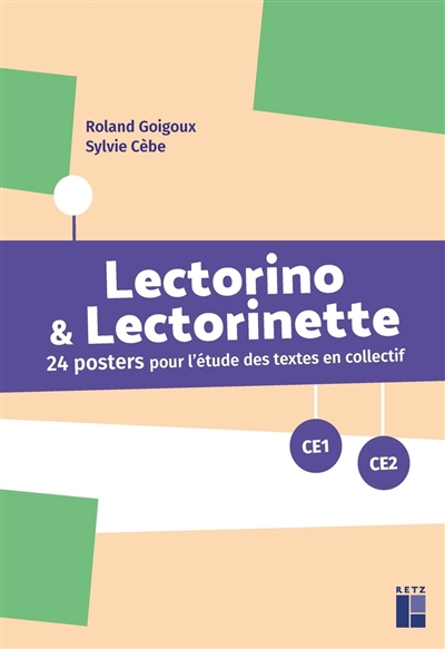 Lectorino & Lectorinette CE1, CE2 : 24 posters pour l'étude des textes en collectif : programmes 2016