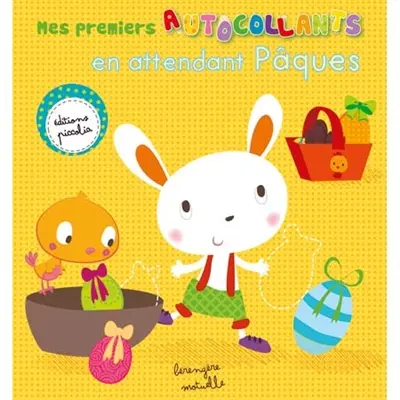 Mes premiers autocollants en attendant Pâques