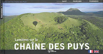 Lumières sur la Chaîne des Puys et la faille de Limagne. Lights over the Chaîne des Puys and the Limagne fault