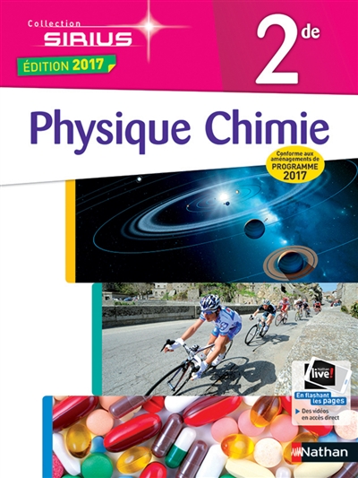Physique chimie 2de : conforme aux aménagements de programme 2017