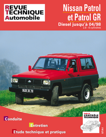 Revue technique automobile, n° 541.3. Nissan Patrol diesel 2.8 (89-98)