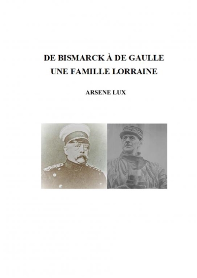 DE BISMARCK à DE GAULLE UNE...